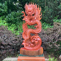 Solid Wood Cliff Bergen Carved Wooden Sculptures Home Residence Ornaments Landscape Animals Sculpted Bull Sheep Deer Leopard Crafts Large Number