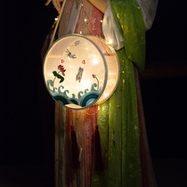 Mid-Autumn Rabbit Embroidered Lantern Ancient Style DIY Material Pack Gift Handmade Lantern Show Hanfu Accessories