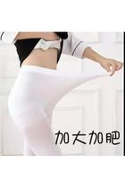 Medium thick cotton plus size pantyhose girls leggings stockings White dance socks one-piece socks
