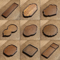 Retro Song Xi bamboo tea tray kung fu tea set dry bubble bamboo mat tea table tea table heavy bamboo home tea tray