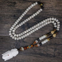 Star Moon Bodhi Necklace 108 Positive Moon Buddha Bead String Bracelet Guanyin Men and Women Vintage Sweater Chain Zodiac Honmei Buddha