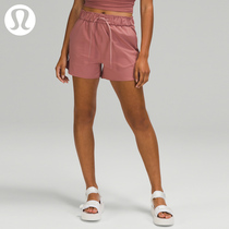  lululemon 丨 Stretch Womens High Waist Shorts 3 5 LW7BRNS