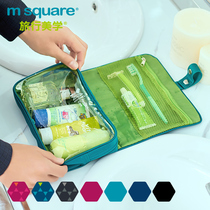 m square Business trip waterproof wash bag dry and wet separation hanging mens cosmetic bag small and portable