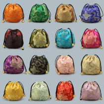 Drawstring Drawstring Pull Buddha beads Hand string bag Stationery bag Packaging bag tips Small brocade bag Incense bag Tips bag Jewelry bag