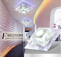 led crystal lights modern simple hall lights porch lights creative aisle lighting lights home corridor ceiling lamps