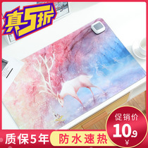 Heated mouse pad large warm winter office computer desktop warm hand heating pad student writing warm table pad