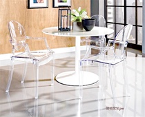 Acrylic chair simple creative dining chair fashion bar transparent chair modern personality dressing chair computer office chair