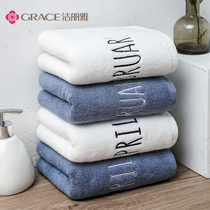 Jie Liya pure cotton month towel adult male and female couple towel soft absorbent thickening facial towel 2