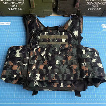 Class 3 bulletproof back coat bulletproof Tactical special soldier Machia light weight steel plate Fast tear spot tiger color camouflager anti-stab jpc