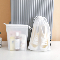 Shoes storage bag travel portable dormitory shoes packing storage artifact moving dustproof bag drawstring home