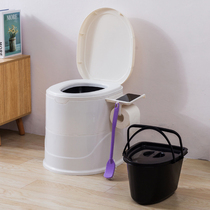 Pregnant woman toilet Removable toilet seat for the elderly Indoor household portable deodorant urine bucket spittoon simple toilet