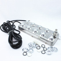 New large atomization volume humidification movement landscape mist maker 10 head ultrasonic atomizer humidifier accessories