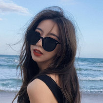 2021 new seaside female summer round face polarized sunglasses advanced sense UV ins Net red photo sun glasses