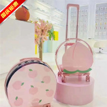 Unstuck bubble box transparent cat bag cat bag cat breathable travel box pet out trolley box pink peaches new product