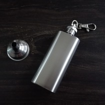  Mini 2 oz stainless steel wine jug Portable Russian little white wine jug Creative wine set Rectangular