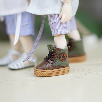 taobao agent OB11 baby shoes star short boots shoes, boots OB11 clay P9 UF full pre -sale