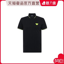 (Order now) Emporio Armani mens solid color polo shirt