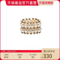 (New products on the shelf) Zhuella natural freshwater pearls with 9k gold-plated ball elastic size Joker