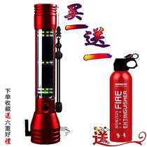 Car carrier multi-function escape hammer Safety hammer Ten-in-one flashlight Emergency hammer strong light with side light Fire