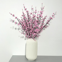 Hand-made artificial flower DIY material package decoration to make TV cabinet decoration romantic cherry blossom material beading production