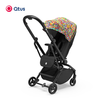 Qtus Quintas q9plus baby stroller lightweight folding shockproof baby one-button car two-way rotatable