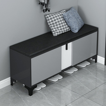  Shoe change stool household door can sit shoe cabinet one-piece entrance door soft bag cushion Nordic light luxury storage shoe stool