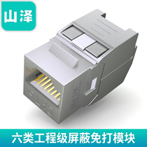 Mountain Zee WPB-016 Type 6 shielded from beating module 6 Class engineering Class one thousand trillion Network anti-interference gold plated