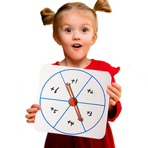 Erasable turntable pointer English natural spelling high-frequency words mathematics teaching self-study parent-child activities teacher teaching aids