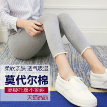 Pregnant women leggings summer wear Capri pants yoga pants pregnant women can wear small belly pants fashion tide mom