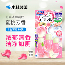Japan Kyo Lin pharmaceutical toilet cleaning gel small peach flavor deodorant toilet cleaner deodorant fresh flavor