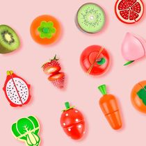 Knife-cut fruit and vegetable toys childrens cut fruit toy girl vegetable Chile birthday gift cake set