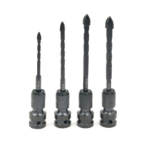 Electric Wrench Drill Bit Tile Cement Concrete Cross Drill Glass Ceramic 6mm Electric Wrench Conversion Joint