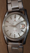 Old watch collection Swiss watch Titoni plum flower mechanical watch (accessories)