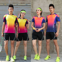 New quick-dry table tennis suit set men and women breathable spring and summer shuttlecock sportswear short sleeve competition team uniform purchase