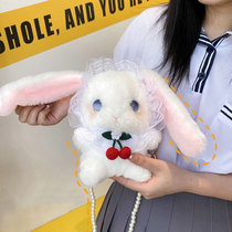 Net red small bag children princess messenger bag cute girl junior high school students plush cartoon mini shoulder bag