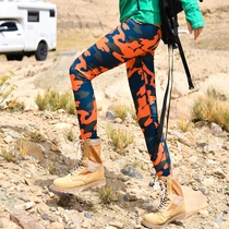 Beijing Forest outdoor original printing quick-drying leisure fitness yoga running thin slim body wear leggings women