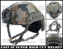 American FASTSF super high cut tactical helmet adjustable suspension with rope lock cuttlefish DW digital camouflage