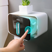 toilet paper box toilet paper towel box washroom toilet paper shelve toilet wall-mounted bathroom pumping paper cylinder