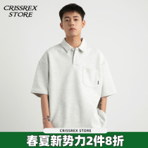 Crissrex Store VAVUES Simple Basic Color Day Casual Polyester Cotton Mixed Short Sleeve POLO Shirt