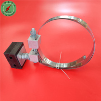  Fiber optic cable lead clamp ADSS fiber optic lead clamp for fiber optic cable fixed clamp rod Steel belt hoop guide clamp