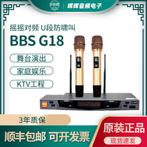 BBS G18 One drag two wireless microphone home stage performance KTV special microphone