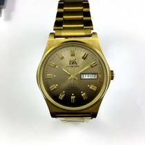  Original stock Shanghai brand 8120 brown surface double calendar manual mechanical watch diameter 37 mm