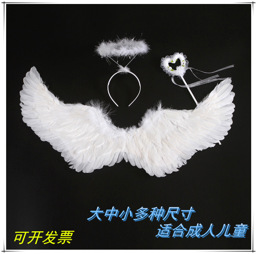 子供の日天使の羽の羽のおもちゃ結婚式の小道具ホリデーギフト子供大人ドレスアップパフォーマンス小道具フラワーガール