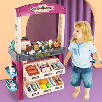 Childrens house girl Ice Cream Truck 3 years old 4 ice cream table ice cream supermarket cash register toy set