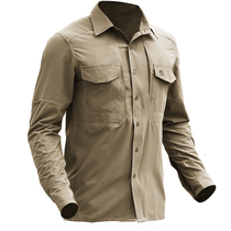 Archon tactical shirt Mens long-sleeved military fan supplies multi-function army shirt Outdoor quick-drying tactical shirt men