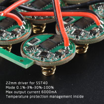 22mm drive 4-speed maximum current 6000mA internal temperature protection management for SST40