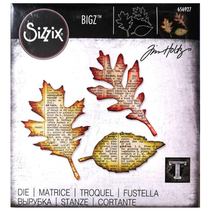 sizzix bigz plate mould 656927 autumn leaves TimHoltz