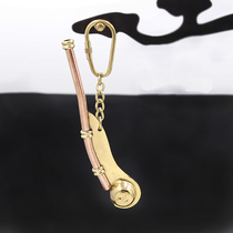 Brass Mouth Whistle Treble Whistle British Navy Sailor Crew Signal Flute Whistle Creative Gift Outdoor Courseman