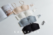 Spring and summer just need bandeau~20 new suspender underwear thin section no rim bra Bra A variety of ways to wear shoulder straps can be removed