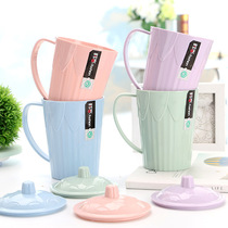 Simple striped mouthwash Cup wash cup Cup tooth cylinder brushing Cup with handle mug cup water cup one yuan binary Department Department Store